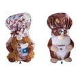 thumbnail image 2 of Inteprter Muñeco de gnomo para decoración de fiestas, decoraciones de tienda flexibles, adorno de Navidad, juguete para niños, ahorro de espacio, Kits de decoración para fiestas Femenino Inteprter HA070433-01, 2 of 6
