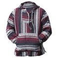 thumbnail image 2 of Men's Tribal Print Comfort Hoodie, Casual Long Sleeve Pullover Sweatshirt, Ethnic Style Streetwear for Christmas, Fall Winter, Cultural Events and Daily Wear,Red,XL, 2 of 4