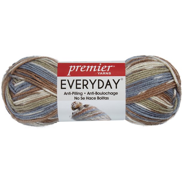 Premier Yarns AntiPilling Everyday Worsted Mutli YarnBeach Walmart