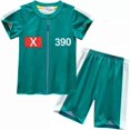 thumbnail image 2 of Kids Boys Girls Squid Game T-shirt+shorts Pyjamas Set, 2 of 2