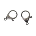 thumbnail image 6 of perfeclan 3x10Pcs 33mm Curved Lobster Claw Clasps Jewelry Findings Keychian Rings Black 3 Pcs, 6 of 9