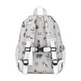 thumbnail image 3 of Boston Terrier Backpack for School,Cute School Bag,Schoolbag with Adjustable Shoulder Straps & Padded Back,15"x11.42"x5.5", 3 of 6