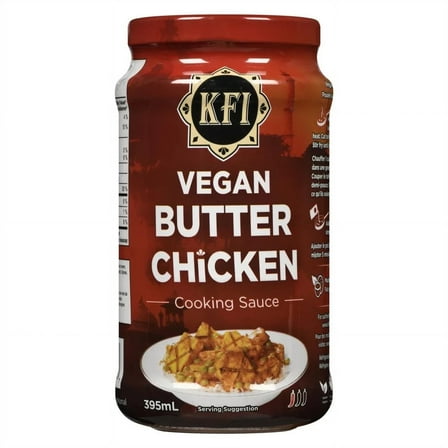 KFI Vegan Butter Chicken Cooking Sauce, 395ml/13.4 oz., Jar