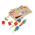 thumbnail image 4 of Juguete de Madera con cuentas para niños pequeños reconocimiento de colores brillante ecológico Sincero, 4 of 10