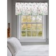 thumbnail image 3 of Valance Curtains for Kitchen Windows Retro Garden Flowers PlantsRod Pocket Valance Farmhouse Watercolor FloralShort Window Curtain Topper for Bedroom Living Room Bathroom 54x18in,1&nbsp;Panel, 3 of 9