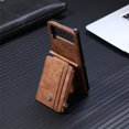 thumbnail image 3 of Galaxy Z Flip 4 Wallet Case with Card Holder【2 in 1 Detachable】【 Zipper Wallet】, Slim Fit Retro PU Leather Protective Flip Phone Cover for Samsung Galaxy Z Flip 4 5G 2022, 3 of 8