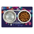thumbnail image 1 of Cinco de Mayo Pet Mat for Food and Water, Holiday Mexican Celebration Fun Graphic with Flags Guitars and Hat, Non-Slip Rubber Mat for Dogs and Cats, 18" X 12", by Ambesonne, 1 of 1