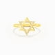 thumbnail image 3 of Anillo de estrella de David judía para mujer, plata de ley 925, circonita cúbica, anillo de dedo, amuleto de protección, joyería, regalos de Navidad, 3 of 5