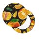 thumbnail image 2 of Balery Tangerine Fundas de asiento para taburete de bar redondo de tela de terciopelo ajustables que protegen de arañazos y manchas para sillas de 14 a 17 pulgadas.-13 inch, 2 of 7