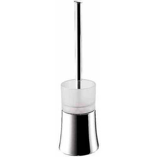 Hansgrohe Axor 41536820 Citterio Toilet Brush Holder Floor Version with Frosted Crystal Glass Cup, Various Colors