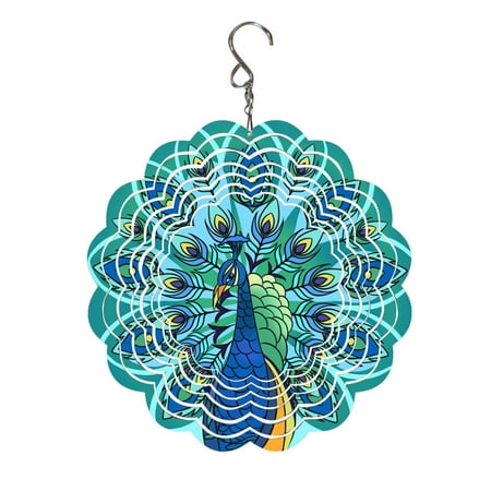 

CHXonu New Animal Wind Rotating Pendant Outdoor Garden Garden Animal Decoration 3D Rotating Wind Rotating Pendant Elephant Decorations Garland for Weddings Hostess Cupcakes Ornament Christmas Paper