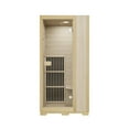 thumbnail image 1 of Blisspod 1-Person Far Infrared Sauna Hemlock Low EMF 3 Heaters – Natural, 1 of 8