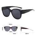 thumbnail image 2 of Polarized UV400 Sports Sunglasses Plastic Frame Fit Over for Women Men Hiking Running Climbing Car Beach Outdoor Activity, 2 of 6