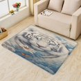 thumbnail image 2 of Wildlife Tiger Rug 5x7, Tiger Carpet for Living Room, Animal Area Rug for Living Room, Super Soft Low Pile Machine Washable Non Slip Stain Resistant Rug, 2 of 7