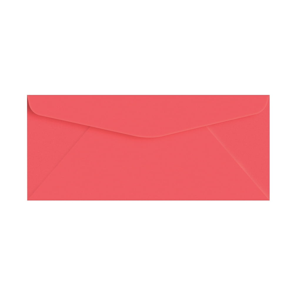 Bright Color #10 Envelopes 50 Envelopes Re-Entry Red 