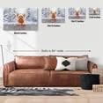 thumbnail image 5 of Playful Yorkshire Terrier Welcomes Winter Snowy Day with Cardinal Bird Horizontal Matte Canvas Poster Yorkie Dog Lover Gifts Wall Art Home Decor - 2017, 5 of 5