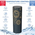 thumbnail image 5 of Starry 20oz Stainless Steel Skinny Tumbler – Vacuum Insulated Slim Travel Cup with Lid & Stainless Steel Straw, 360° Full Wrap Printed Tumbler for Home, Office & Outdoor Use, Solar, 5 of 6