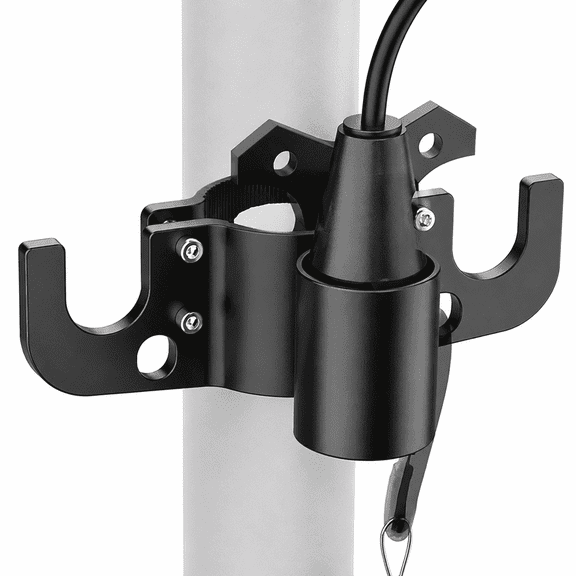 Aluminum Trailer Towing Chain Organizer with 7-Way Plug Holder- Heavy-Duty RV Tongue Jack Accessories