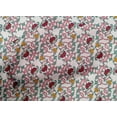 thumbnail image 4 of oneOone Organic Cotton Poplin Twill Fabric Leaves & Floral Block Print Sewing Fabric BTY 42 Inch Wide, 4 of 4