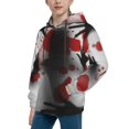 thumbnail image 2 of KLL Unisex Kids Boys Girls Hooded Pocket Pullover Hoodies-Shadows Behind, 2 of 5