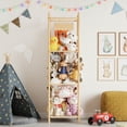 thumbnail image 2 of SpaceAid Wood Stuffed Animal Storage Organizer, 15.8" Wide, Natural, 2 of 5