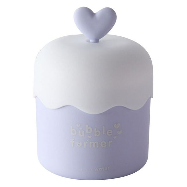 Generador de espuma para lavado facial, herramienta de limpieza facial, limpiador portátil para viajes, generador de espuma portátil, ideal para viajes, diseño plegable, material plástico,