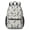 Jack Russell Terrier, variant on Boxer and Dog Paw Print Blue Pattern 17" School Backpacks for Teens,Waterproof Oxford Fabric,S-Shape Padded Straps for School,Travel,Hiking,Camping