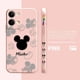 thumbnail image 3 of Case For OPPO RENO 8 7 9 6 7SE 5 4 4SE 4 3 4G 5G PRO PLUS Colour Simple Liquid Silicone Case Anime Cute Mickey Minnie Mouse, 3 of 5