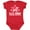 Red, variant on Red Friday Remembering Everyone Deployed with Red American Flag Boys or Girls Baby Bodysuit