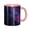 Pink, variant on Neon Cat Coffee Mug Fun Custom Ceramic Mugs 11oz Black