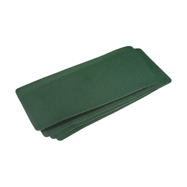 Parches termoadhesivos de tela Unique Bargains Oscuro Verde 11'x4.9' Paquete de 4