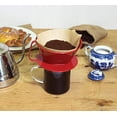 thumbnail image 4 of Fino Pour-Over Coffee Brewing Filter Cone, Number 4-Size, Red, Brews 8–12 Cups, Ideal For Home, Office, Or Travel, 4 of 4