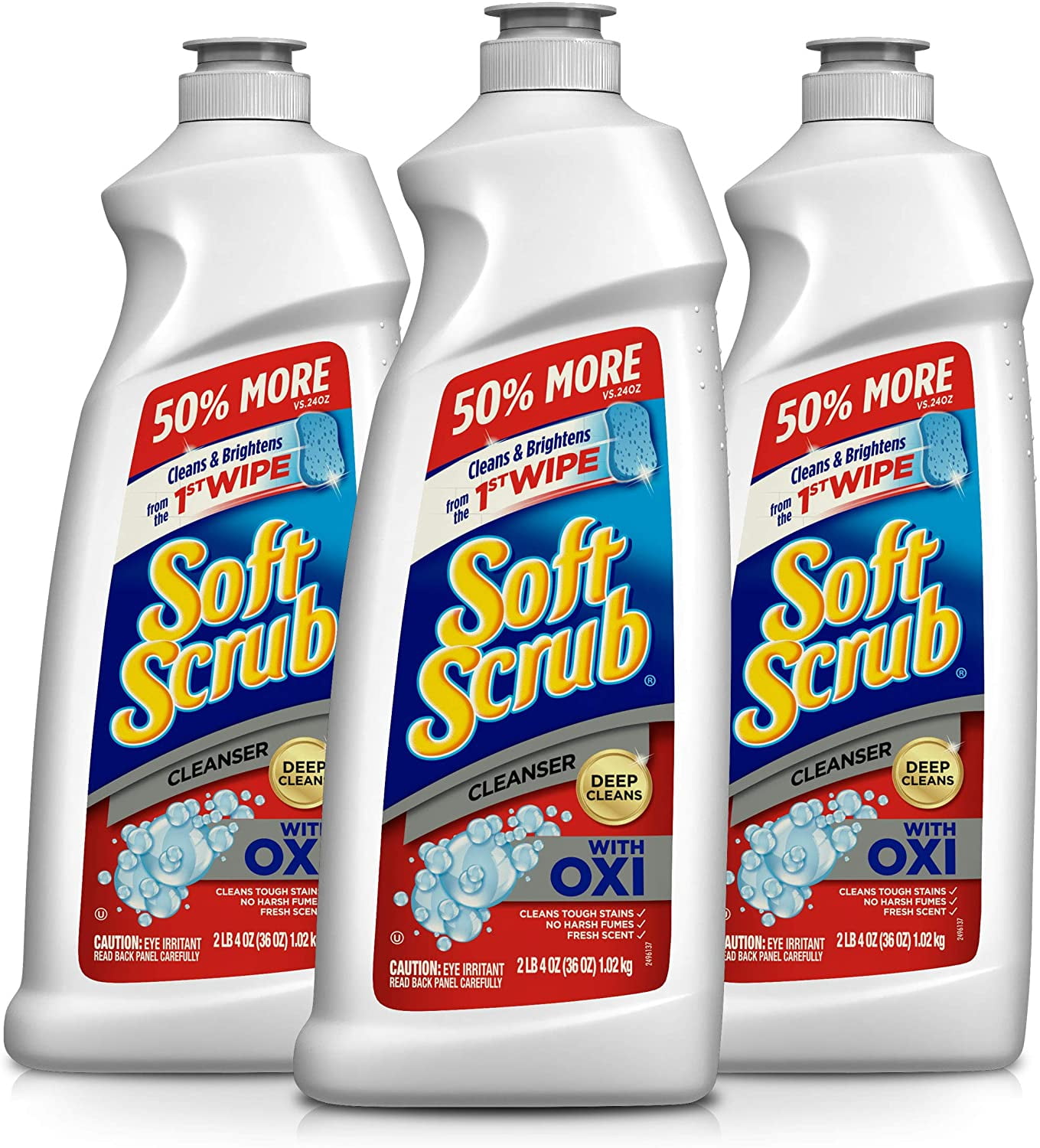 Soft Scrub AllPurpose Cleaners, 36 Ounce, 3 Count