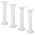 thumbnail image 1 of OUNONA 4Set Roman Pillar Statue for Decorative Columns White PP Light Luxury Appearance, 1 of 8