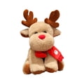 thumbnail image 3 of Juguete de peluche navideño, linda figura, muñeca, decoración del hogar, regalo para abrazar, colección Reno A, 3 of 9