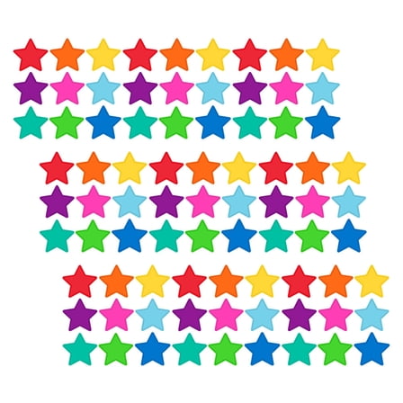 WORGEOUS  Colored Paper Announcement Board Bulletin Star Decoration