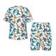 thumbnail image 1 of Balery Block Dinosaur Conjunto de Pijama Infantil de Manga Corta con Estampado – Ropa de Dormir de Algodón Suave-3X-Large, 1 of 6