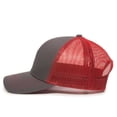 thumbnail image 5 of Outdoor Cap MBW-600 Mesh Back Cap-Charcoal/Red, 5 of 8