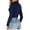 Navy, variant on Aoochasliy Bodysuits for Women Clothes Valentine's Day Mock Printing Trendy Turtle Neck Tops Long Sleeve Bodysuit Jumpsuit