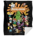 thumbnail image 2 of Nickelodeon Brand Blanket, 50"x60" Nick Splat Group Silky Touch Sherpa Back Super Soft Throw Blanket, 2 of 5