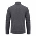 thumbnail image 4 of Maoxin Men's Jacket Men's Casual Winter Standing Collar Long Sleeved Hooded Zipper Jacket Long Sleeve Hoodless Casual Outwear Jackets Dark Gray 3XL, 4 of 7