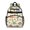 Dinosaur and Palm, variant on Dinosaur and Palm Off White Pattern Backpack for School, Cute School Bag with Adjustable Shoulder Straps and Padded Back, 15.25"x11.5"x5.25"
