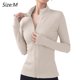 thumbnail image 2 of Hukapapa Ropa de fitness blanca Camiseta de manga larga para mujer Ropa deportiva para correr Ropa de yoga,,m,, 2 of 6