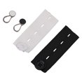 thumbnail image 4 of Juego de botones extensores de 20 piezas con 10 botones extensores de cintura elásticos y 10 botones extensores de cuello para camisas y pantalones, 4 of 12