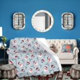 thumbnail image 2 of Christmas Snowman Santa Blanket Gifts Super Soft Lightweight Flannel Blankets Throw for Kids, Adult, Suitable for Couch, Sofa, Bed, Camping, Travel All Seasons 60"x80" for Adult, 2 of 2