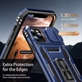 thumbnail image 5 of for iPhone 11 Pro Case with Screen Protector,Sliding Camera Cover,-Grade Cover with  Stand Phone Case 5.8" Navy Blue, 5 of 12