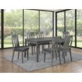 thumbnail image 2 of K-Living 7-Piece Dining Set in Grey, 2 of 6