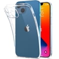 thumbnail image 1 of CoverON For Apple iPhone 14 Phone Case, Flexible Slim Lightweight TPU Minimal Cover, Clear, 1 of 8