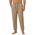 thumbnail image 2 of Tactical Cotton Long Trousers Men Drawstring Cotton Track Pant New Waterproof Cargo Pants Loose Fit Wide Leg Casual Trousers Autumn New Sweatpants, 2 of 4