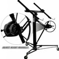 thumbnail image 5 of Drywall Lift 11' Construction Rolling Caster Wheel Lockable Tool Panel Lift Drywall Panel Hoist Jack Lifter Jack Drywall Lift, Black, 5 of 7